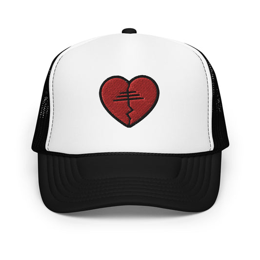 Heartbreak Trucker (White/Black)